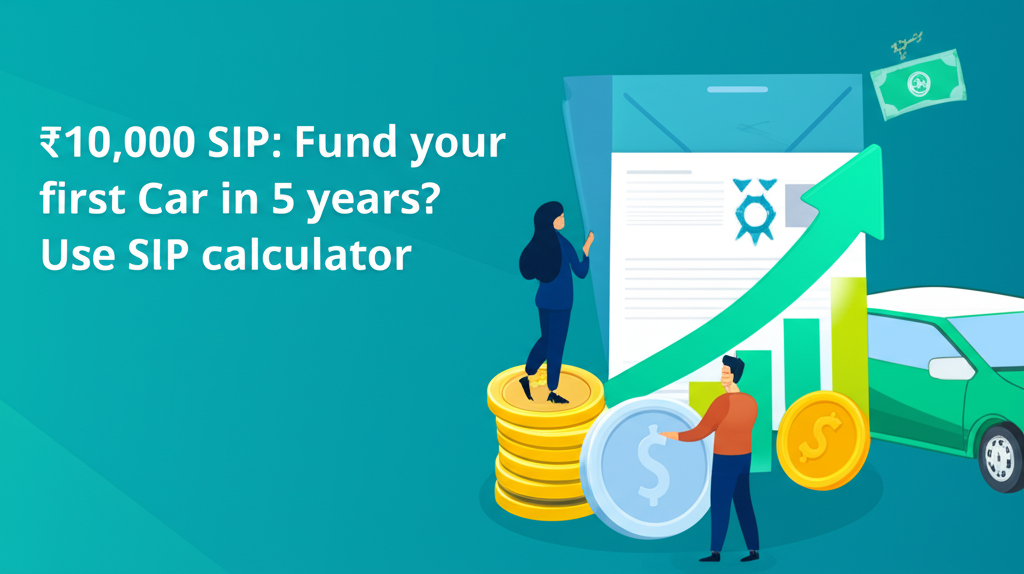 ₹10,000 SIP: Fund your first Car in 5 years? Use SIP calculator
