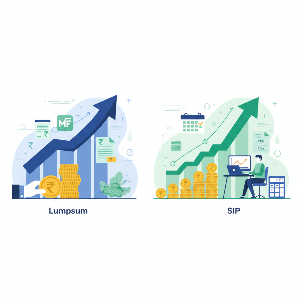 Beginner's guide to mutual fund returns: Lumpsum vs SIP comparison | SIP Plan Calculator