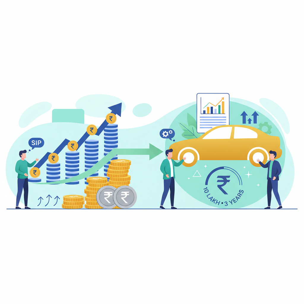 Buy a Car: SIP vs Lumpsum Mutual Fund to Accumulate ₹10 Lakh in 3 Years?
