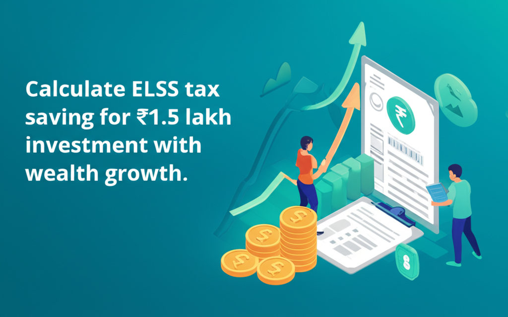 Calculate ELSS tax saving for ₹1.5 lakh investment with wealth growth.