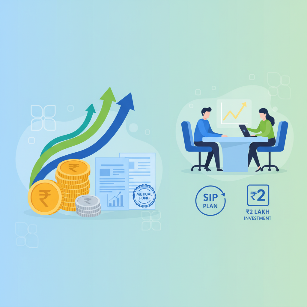 Calculate Mutual Fund Returns: ₹2 Lakh Lumpsum Investment Strategy | SIP Plan Calculator