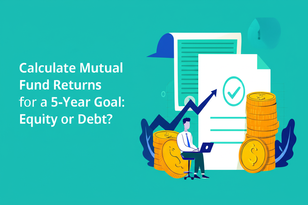 Calculate Mutual Fund Returns for a 5-Year Goal: Equity or Debt?