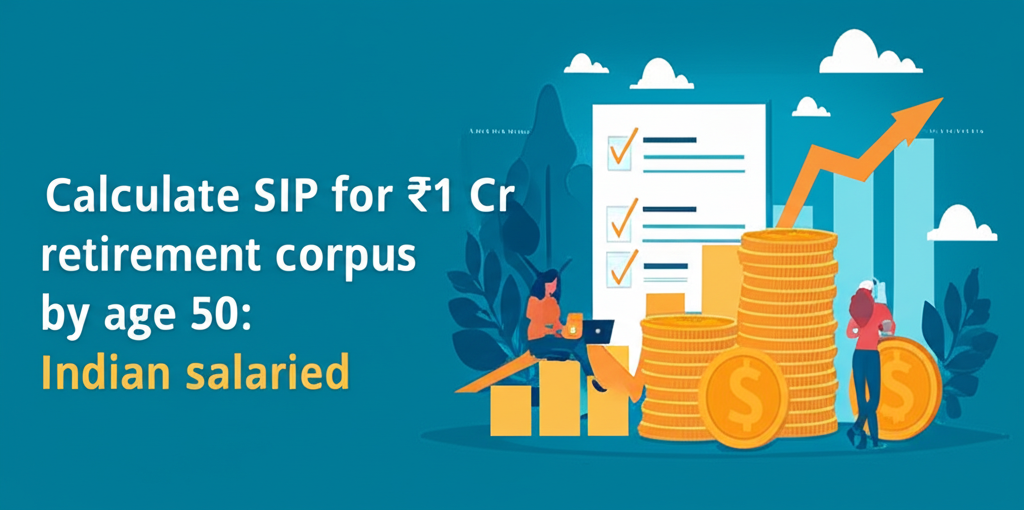Calculate SIP for ₹1 Cr retirement corpus by age 50: Indian salaried