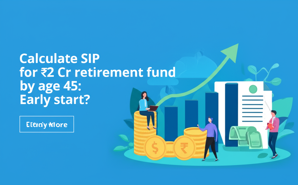 Calculate SIP for ₹2 Cr retirement fund by age 45: Early start?