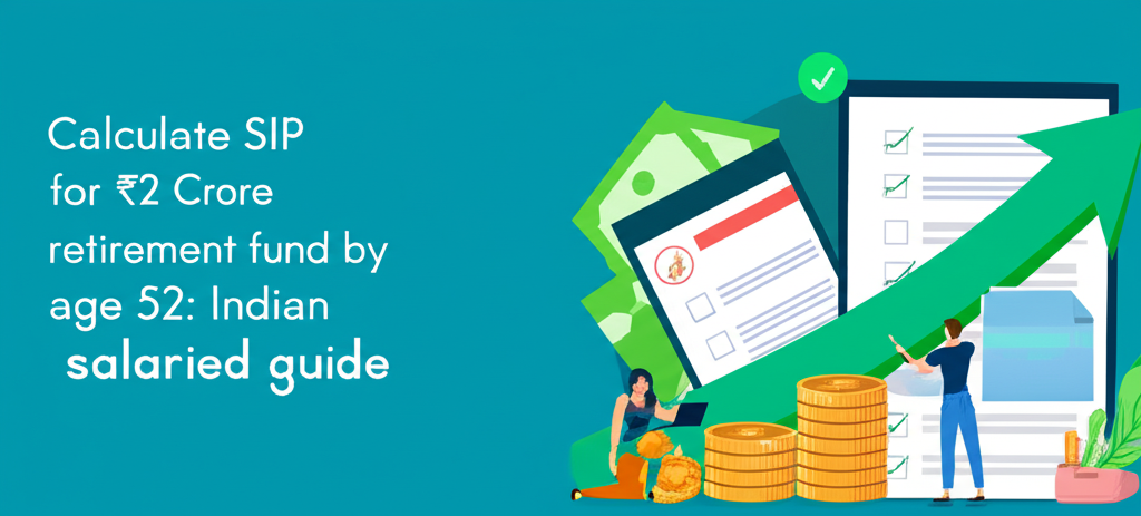 Calculate SIP for ₹2 Crore retirement fund by age 52: Indian salaried guide