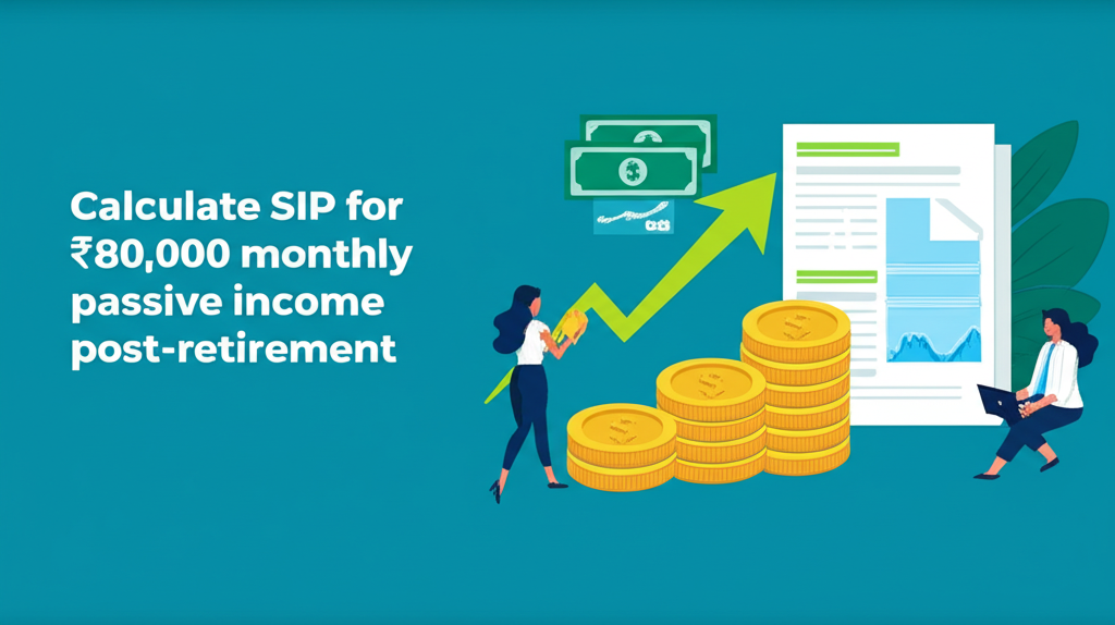 Calculate SIP for ₹80,000 monthly passive income post-retirement