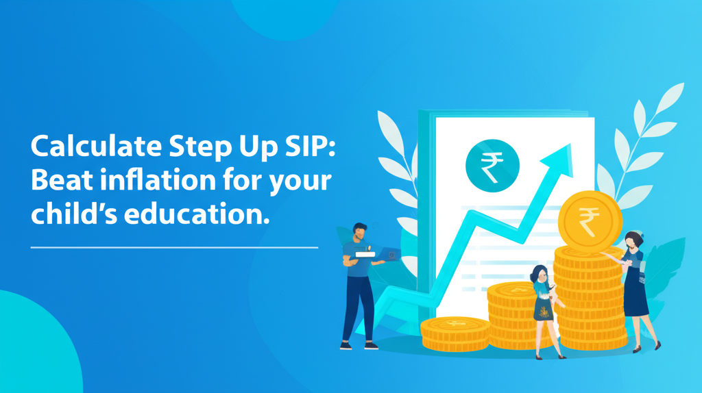 Calculate Step Up SIP: Beat inflation for your child's education.