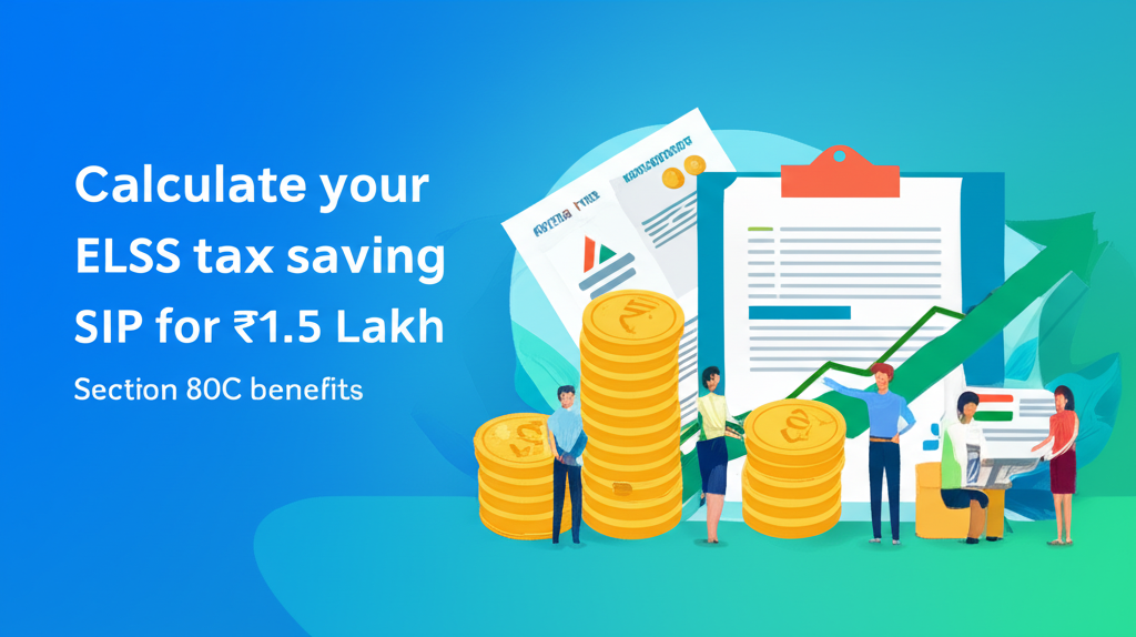 Calculate your ELSS tax saving SIP for ₹1.5 Lakh Section 80C benefits
