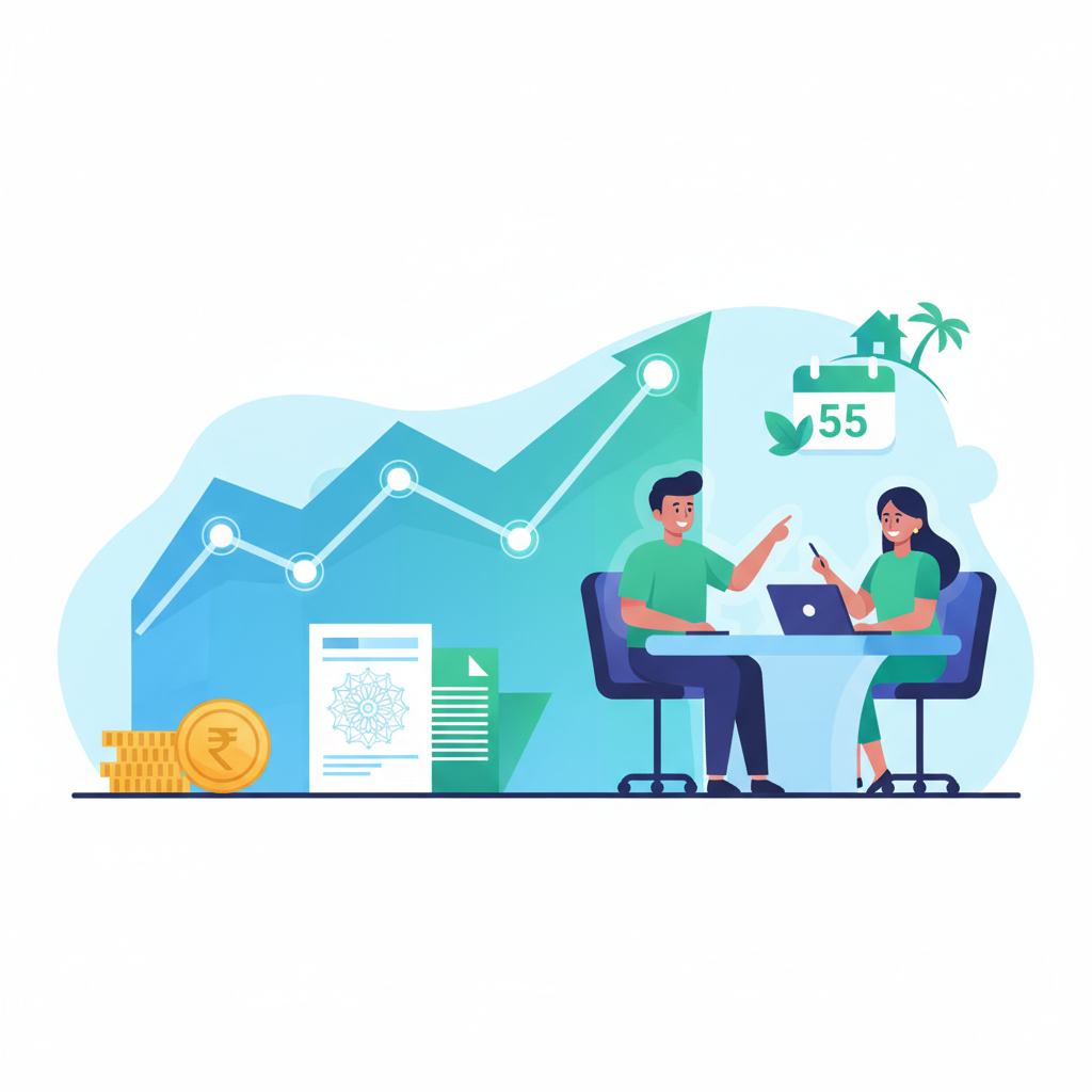 Calculate Your SIP: Retire at 55 with ₹80,000/Month in India