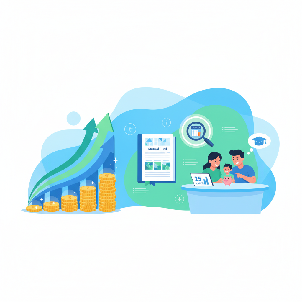 Child Education Fund: Use a Mutual Fund Calculator for ₹25 Lakh Goal