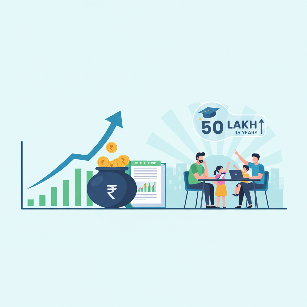 Child Education Goal: How Much Step Up SIP for ₹50 Lakh in 15 Years?