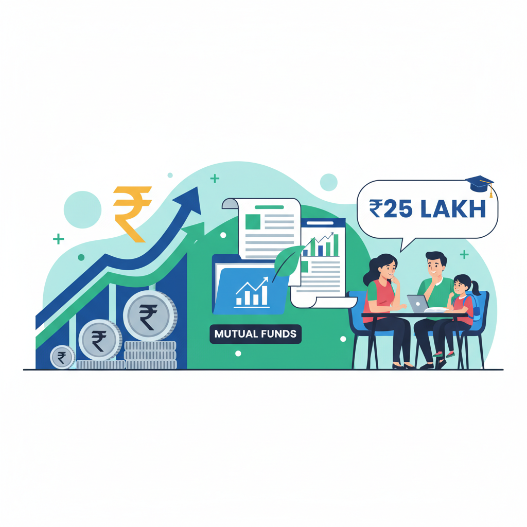 Child Education Goal: How Much to Invest for ₹25 Lakh with Mutual Funds?
