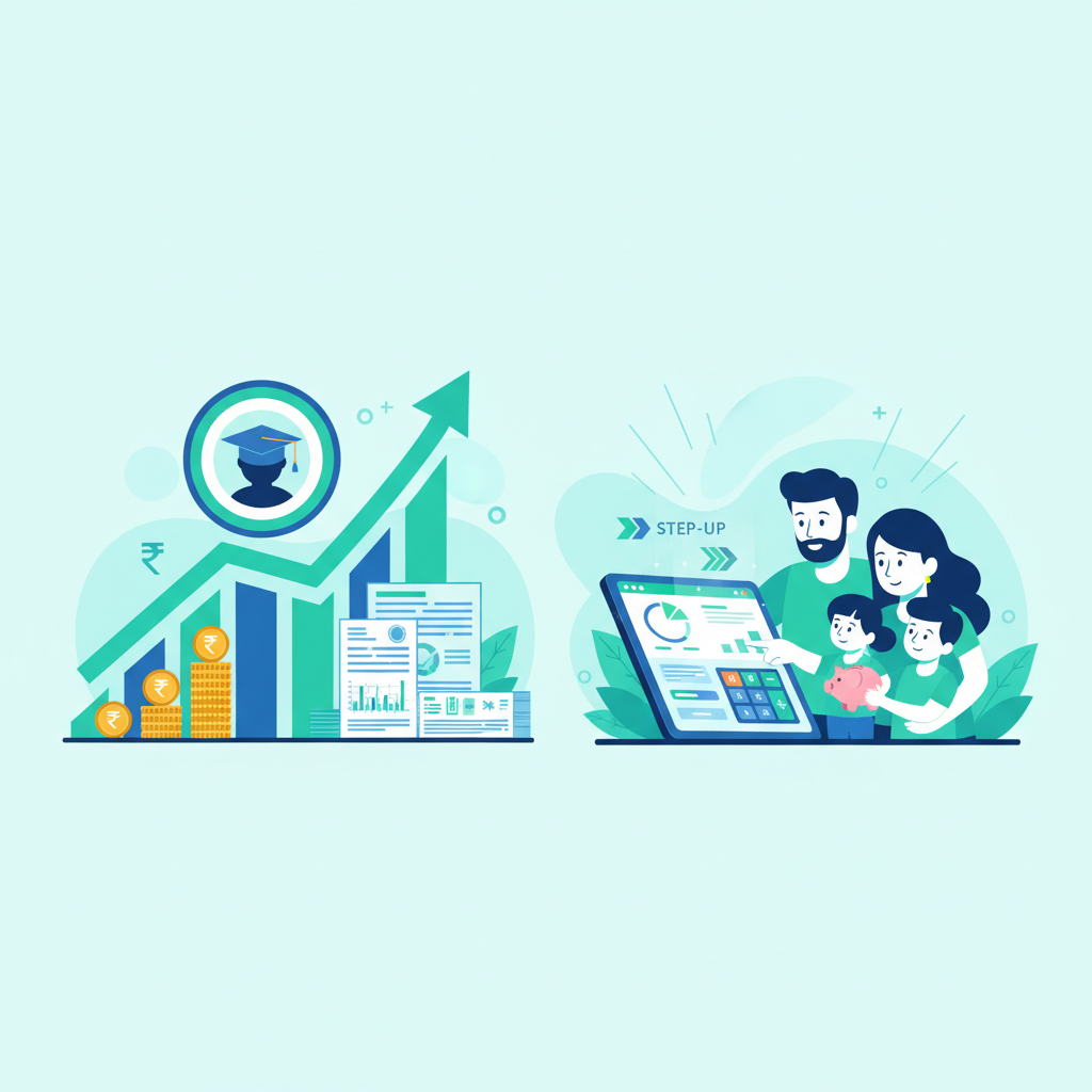 Child Education Goal: Use Step Up SIP Calculator for ₹25 Lakh Target