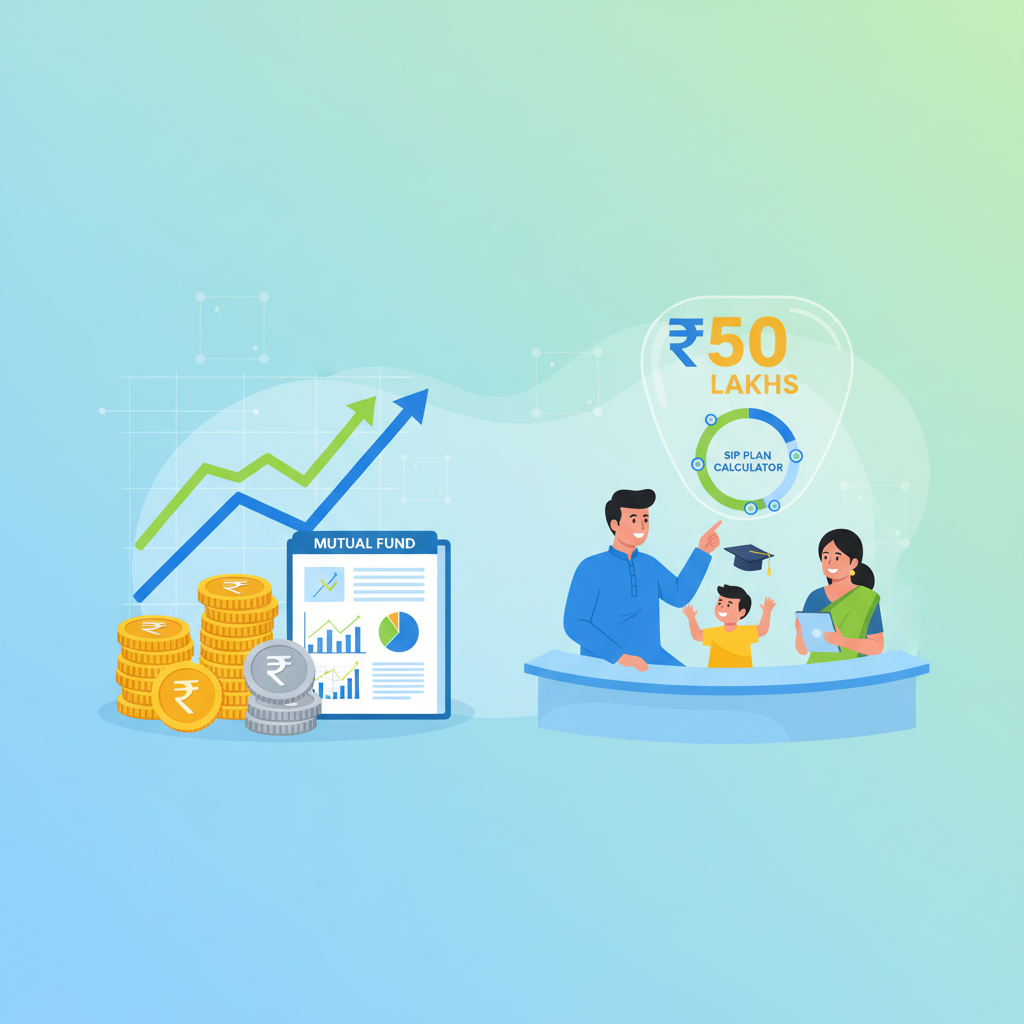Child Education Planning: How Much Mutual Fund Returns for ₹50 Lakhs Goal? | SIP Plan Calculator