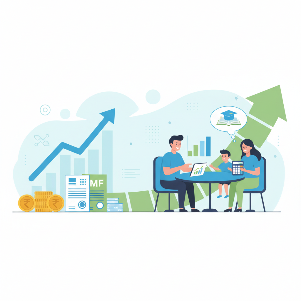 Child's ₹50 Lakh Education Goal: Use Our Mutual Fund Returns Calculator