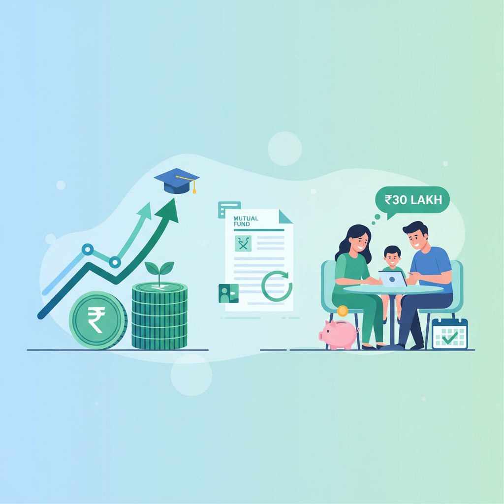 Child's Education: Estimate Mutual Fund Returns for a ₹30 Lakh Goal | SIP Plan Calculator
