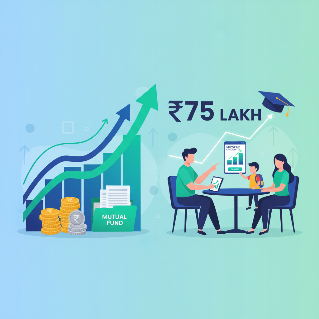 Child's Education Goal: How Step Up SIP Calculator Helps Reach ₹75 Lakh