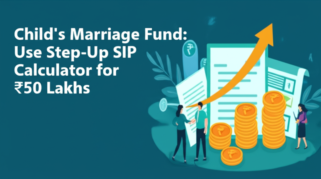 Child's Marriage Fund: Use Step-Up SIP Calculator for ₹50 Lakhs
