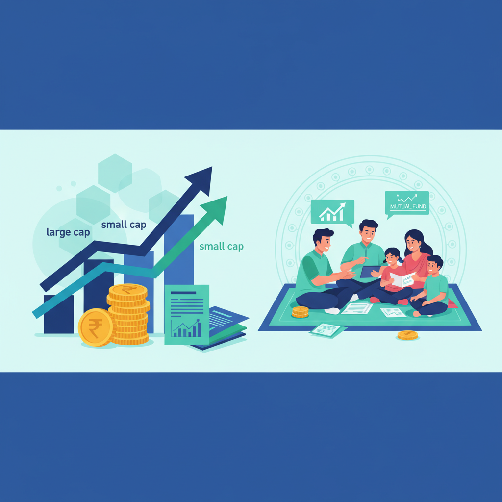 Compare large cap vs small cap mutual fund returns: Which is better for me?