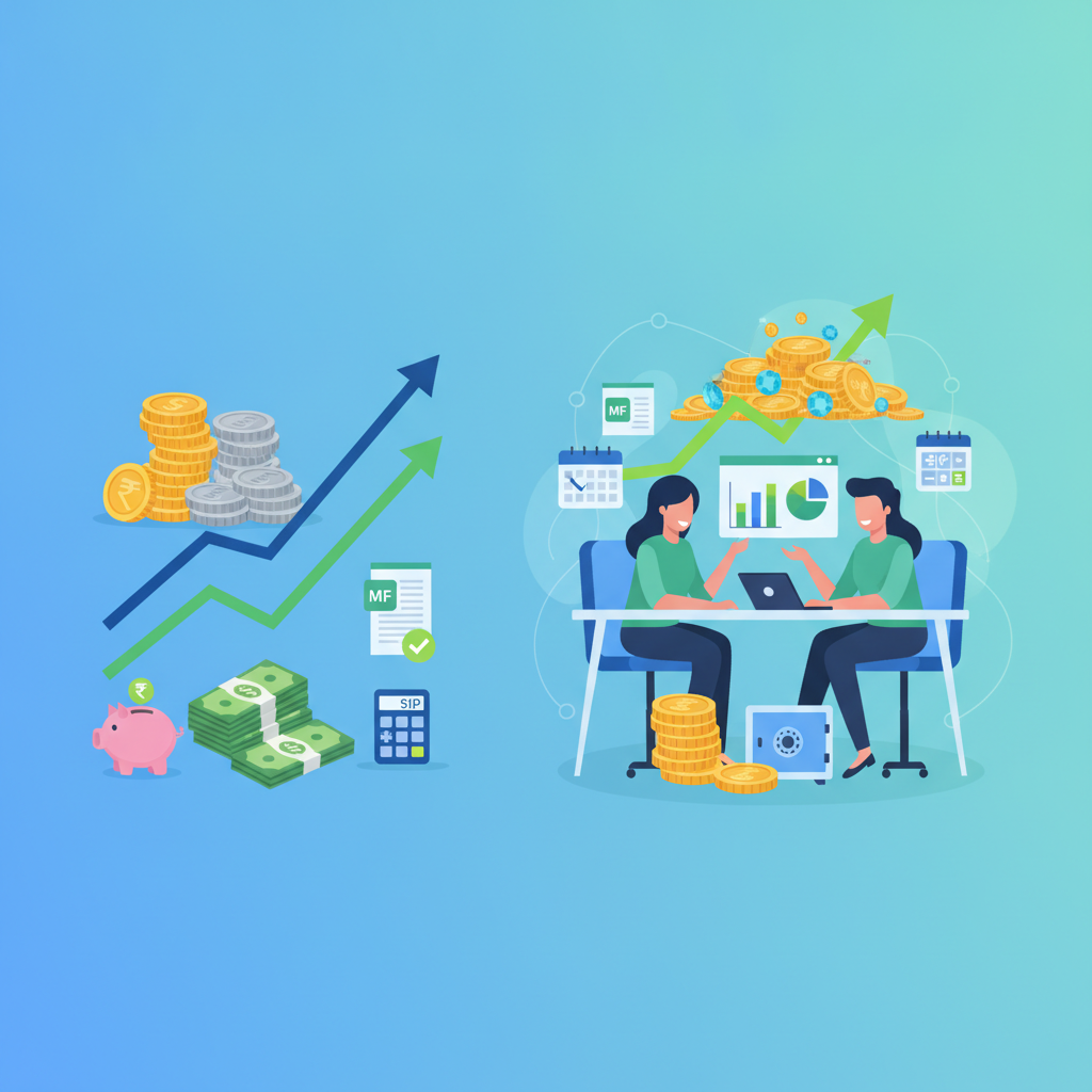 Direct vs Regular Mutual Fund Returns: Calculate Savings | SIP Calculator