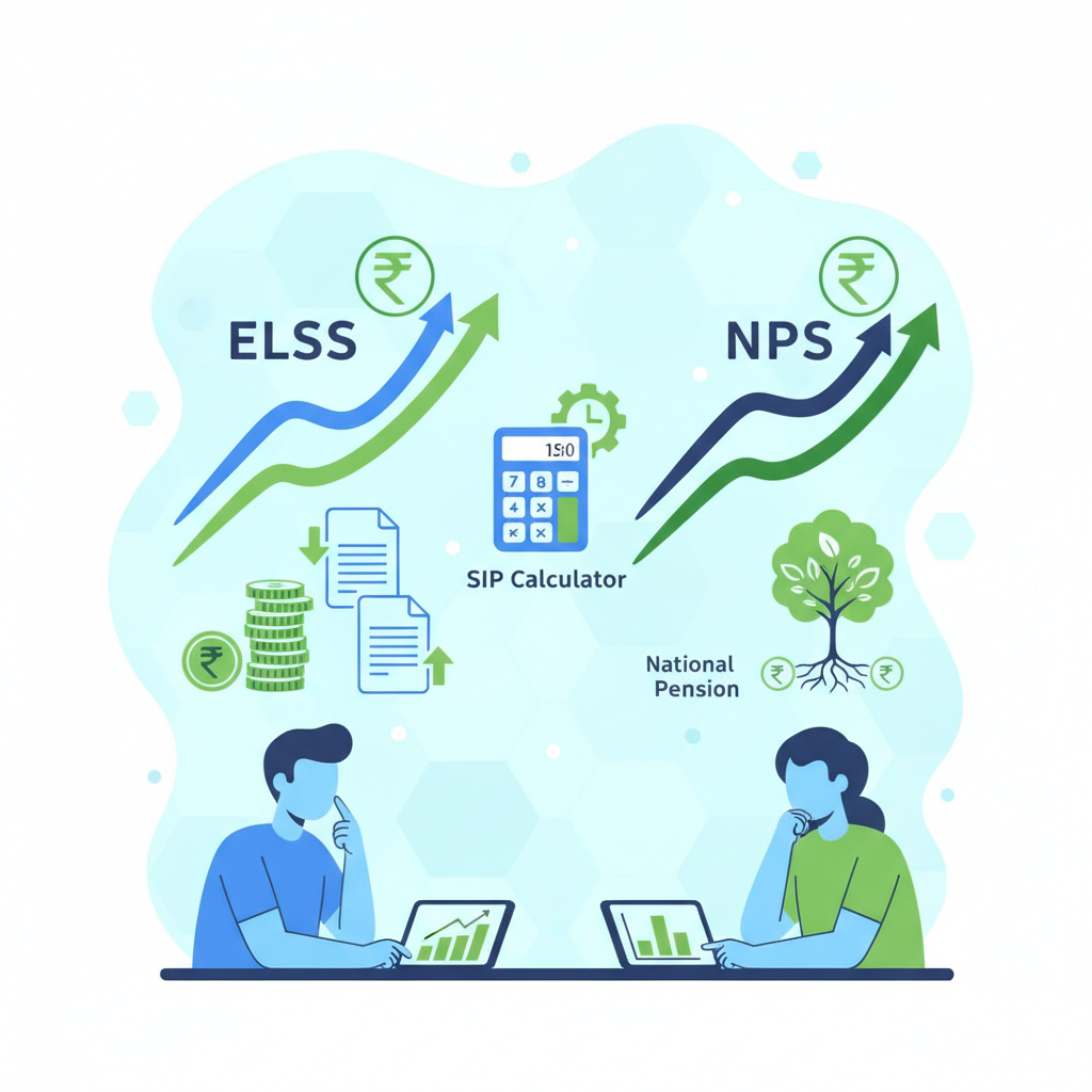 ELSS vs NPS: Which is Better for Salaried Tax Saving? | SIP Calculator