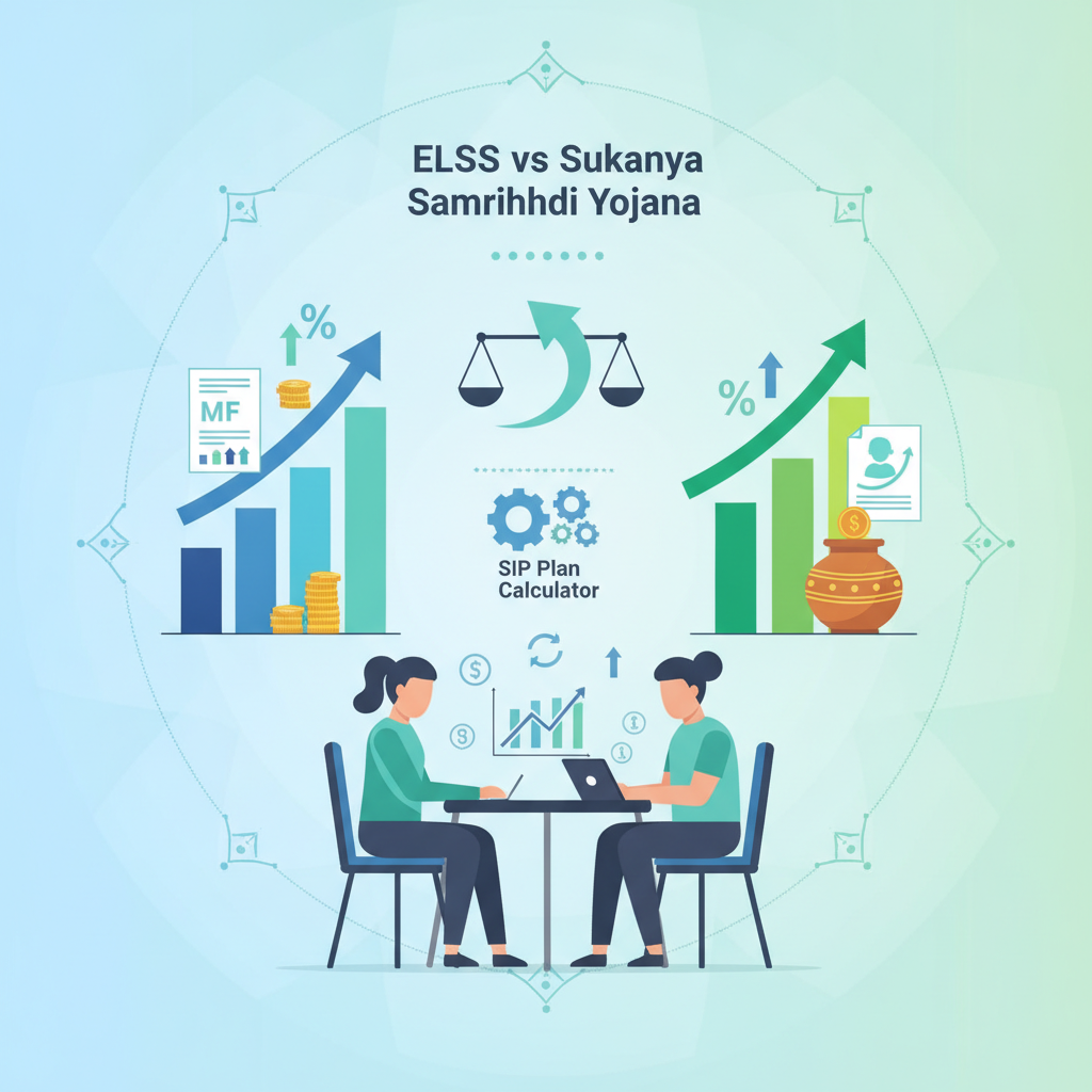 ELSS vs Sukanya Samriddhi Yojana: Calculate Best Mutual Fund Returns | SIP Plan Calculator
