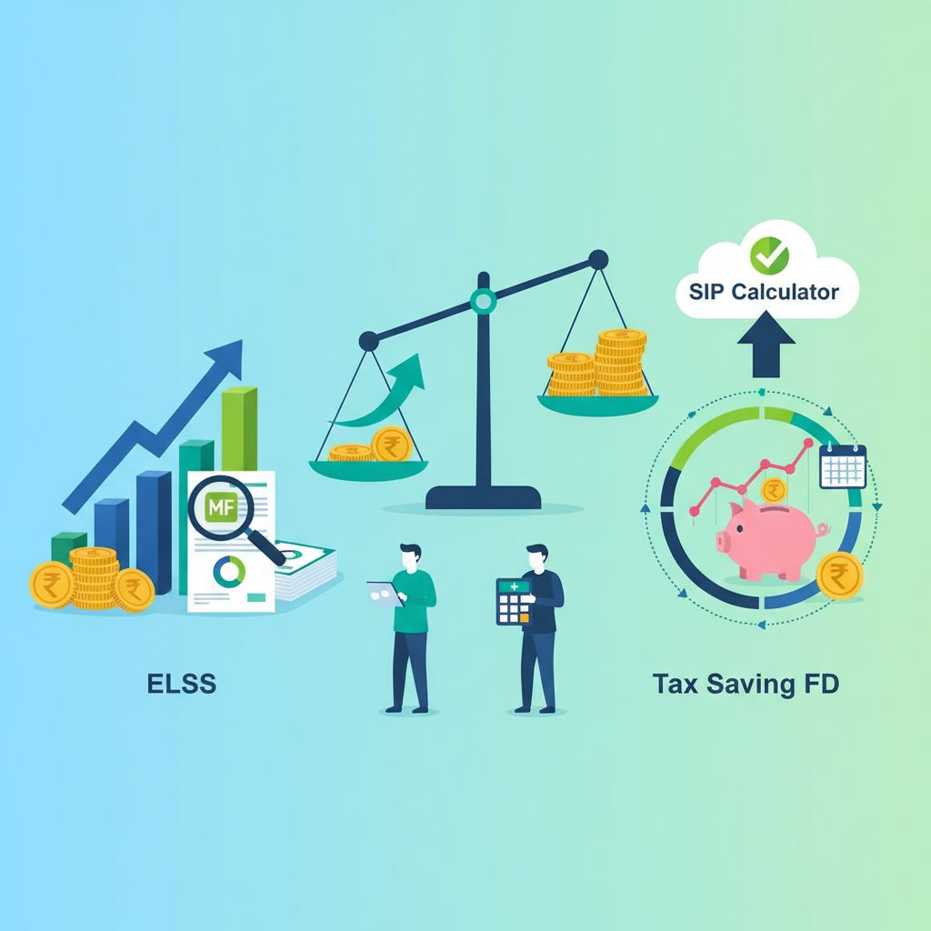 ELSS vs Tax Saving FD: Which is Better for Section 80C? | SIP Calculator
