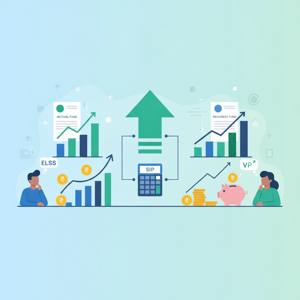 ELSS vs VPF: Which Tax Saving Option is Best? | SIP Calculator