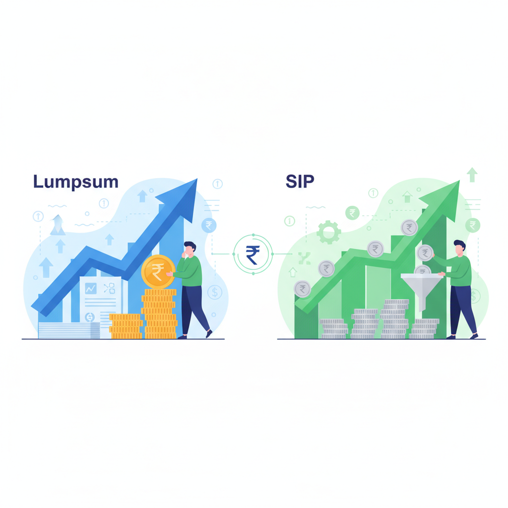 First ₹1 Lakh Investment: Lumpsum or SIP in Mutual Funds?