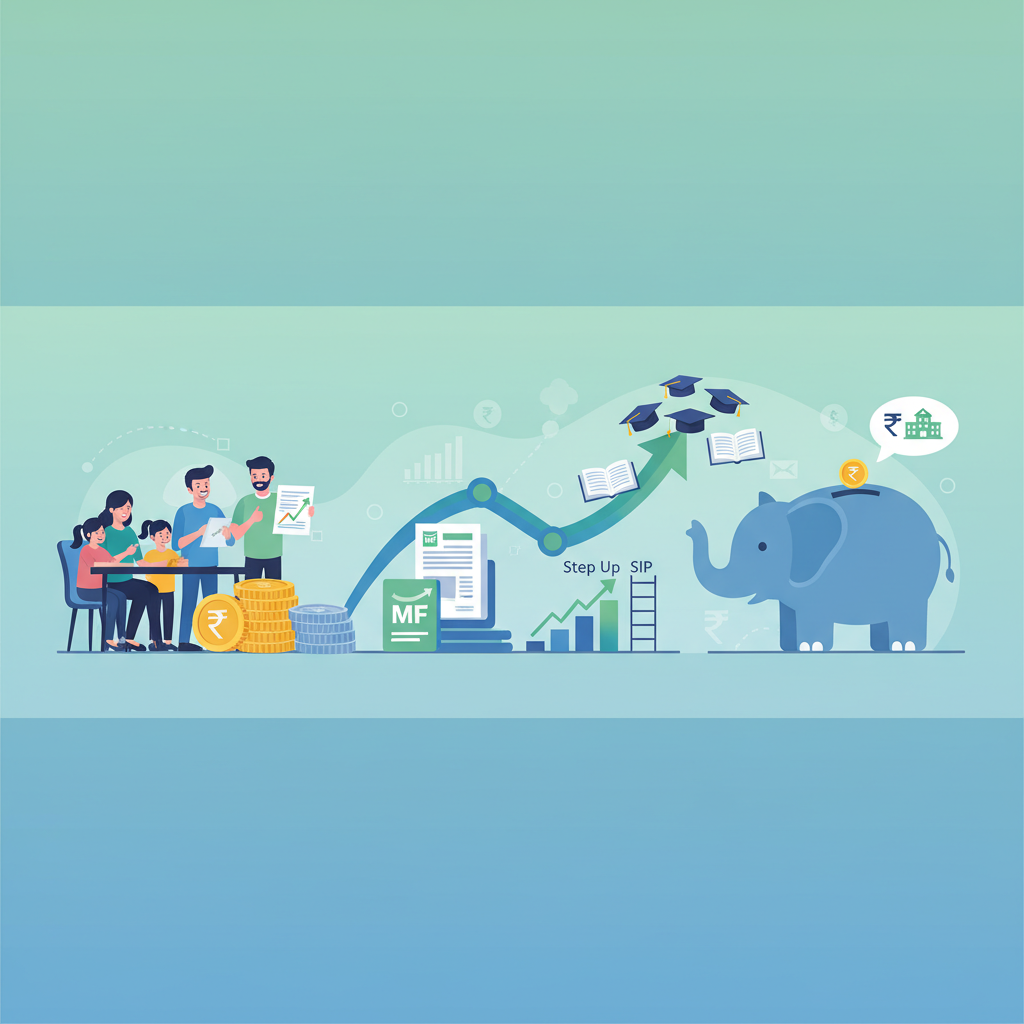 Goal Planning: Use Step Up SIP calculator for your child's education.