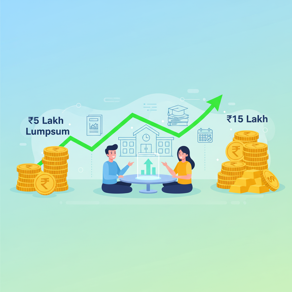 Grow ₹5 Lakh Lumpsum Investment to ₹15 Lakh for Child's Education?