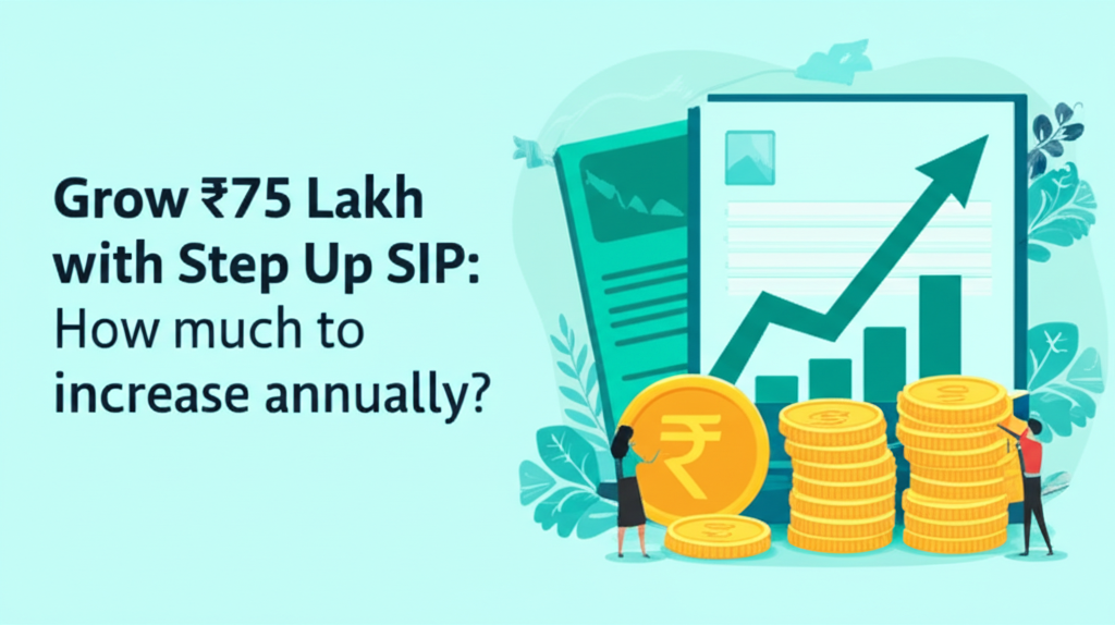 Grow ₹75 Lakh with Step Up SIP: How much to increase annually?