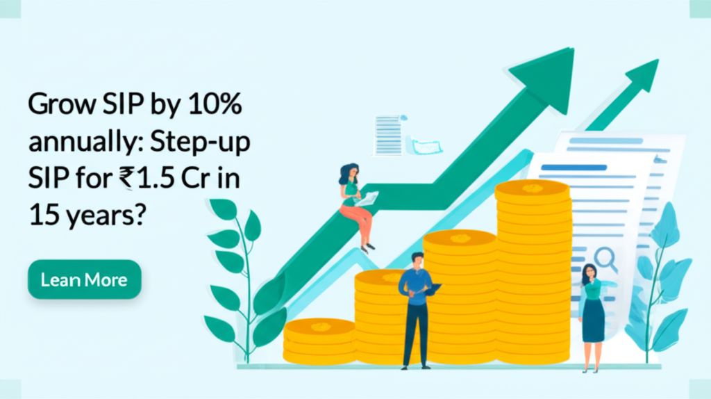 Grow SIP by 10% annually: Step-up SIP for ₹1.5 Cr in 15 years?