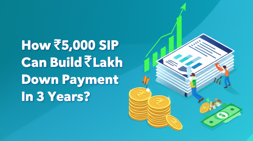 How ₹5,000 SIP Can Build ₹5 Lakh Down Payment in 3 Years?