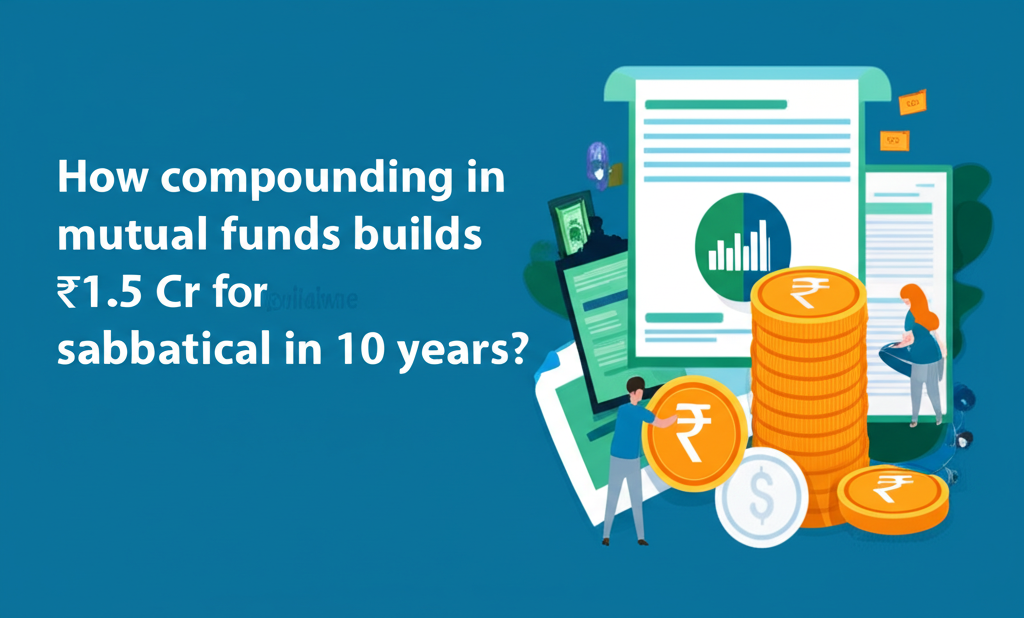 How compounding in mutual funds builds ₹1.5 Cr for sabbatical in 10 years?