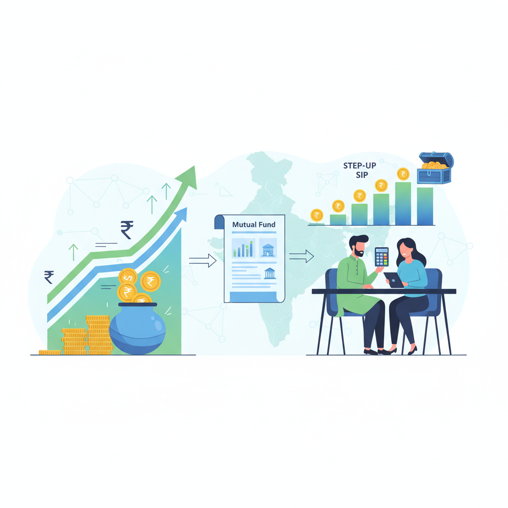 How does Step-up SIP increase mutual fund returns in India?