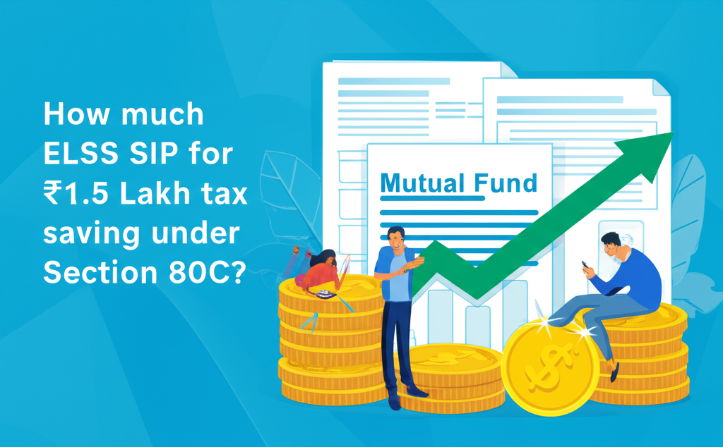 How much ELSS SIP for ₹1.5 Lakh tax saving under Section 80C?