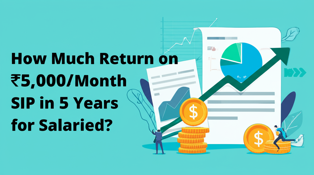 How Much Return on ₹5,000/Month SIP in 5 Years for Salaried?
