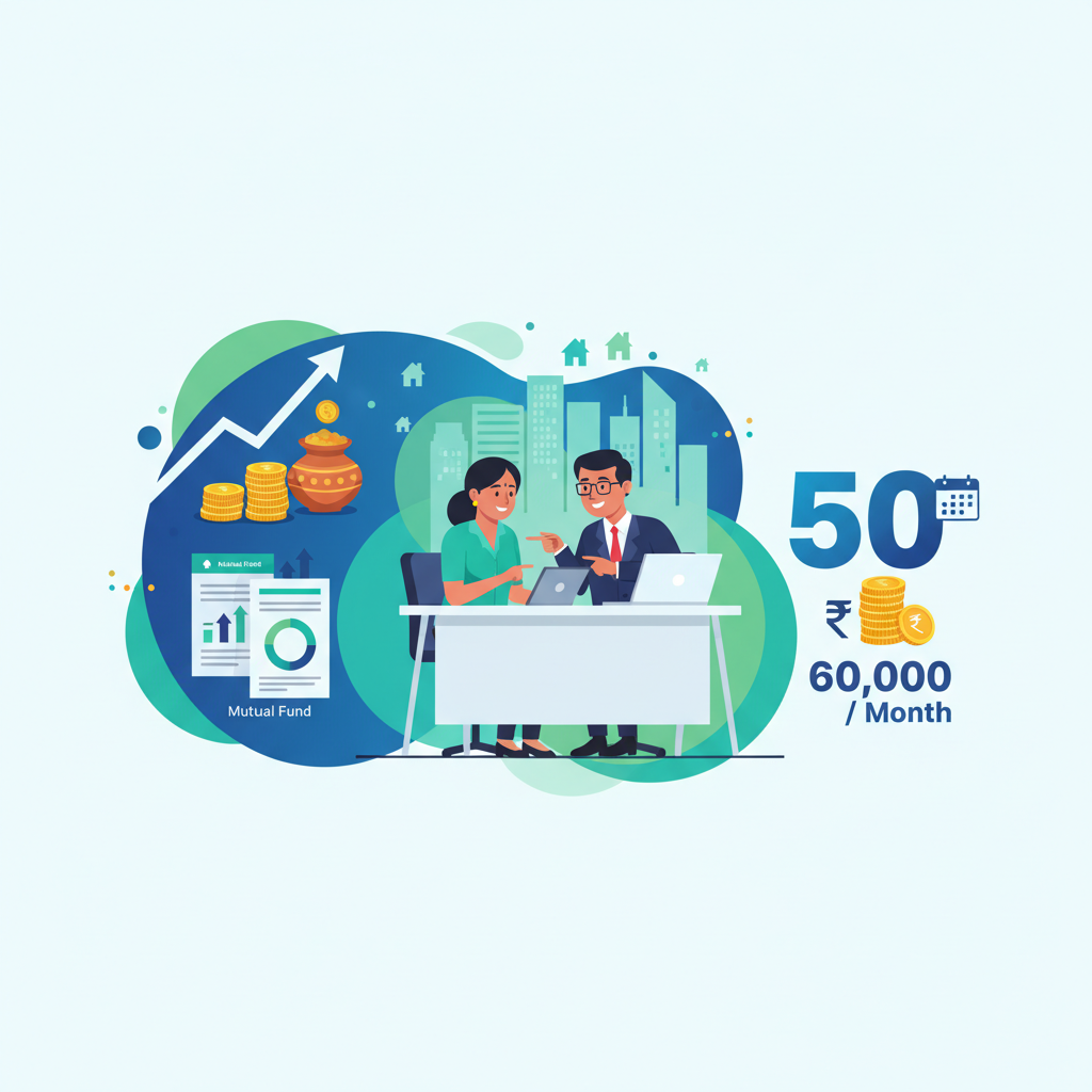 How Much SIP Calculator Do I Need to Retire at 50 with ₹60,000/Month?