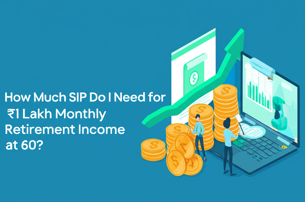 How Much SIP Do I Need for ₹1 Lakh Monthly Retirement Income at 60?