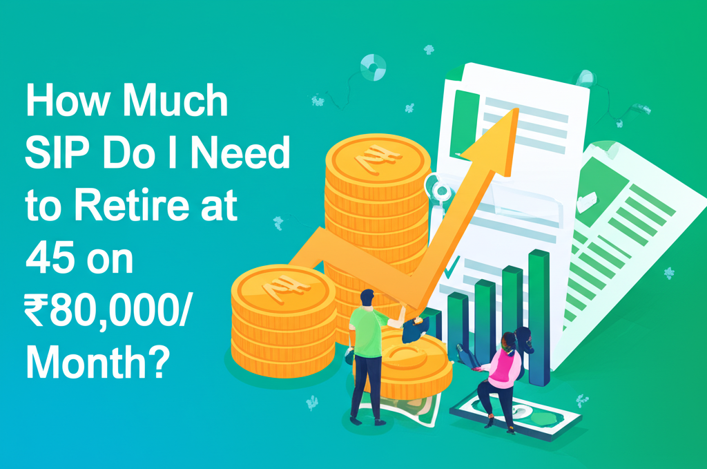 How Much SIP Do I Need to Retire at 45 on ₹80,000/Month?