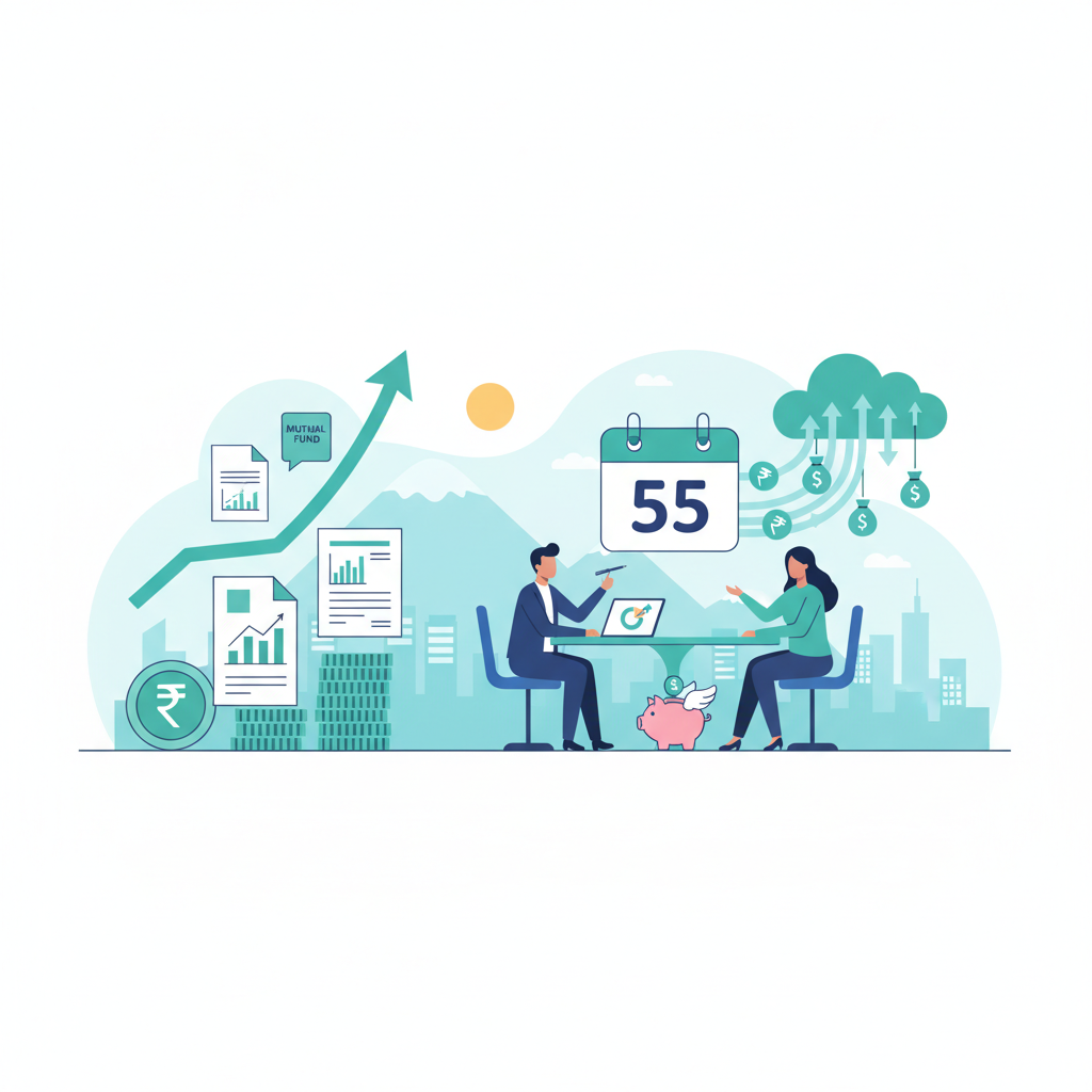 How much SIP do I need to retire at 55 with ₹70,000/month in India?