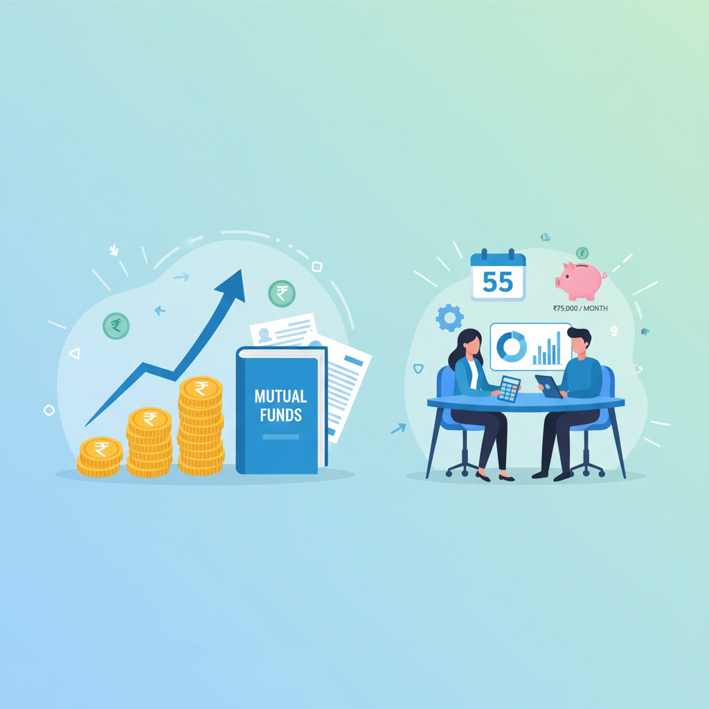 How Much SIP Do I Need to Retire at 55 with ₹75,000 Monthly Pension?