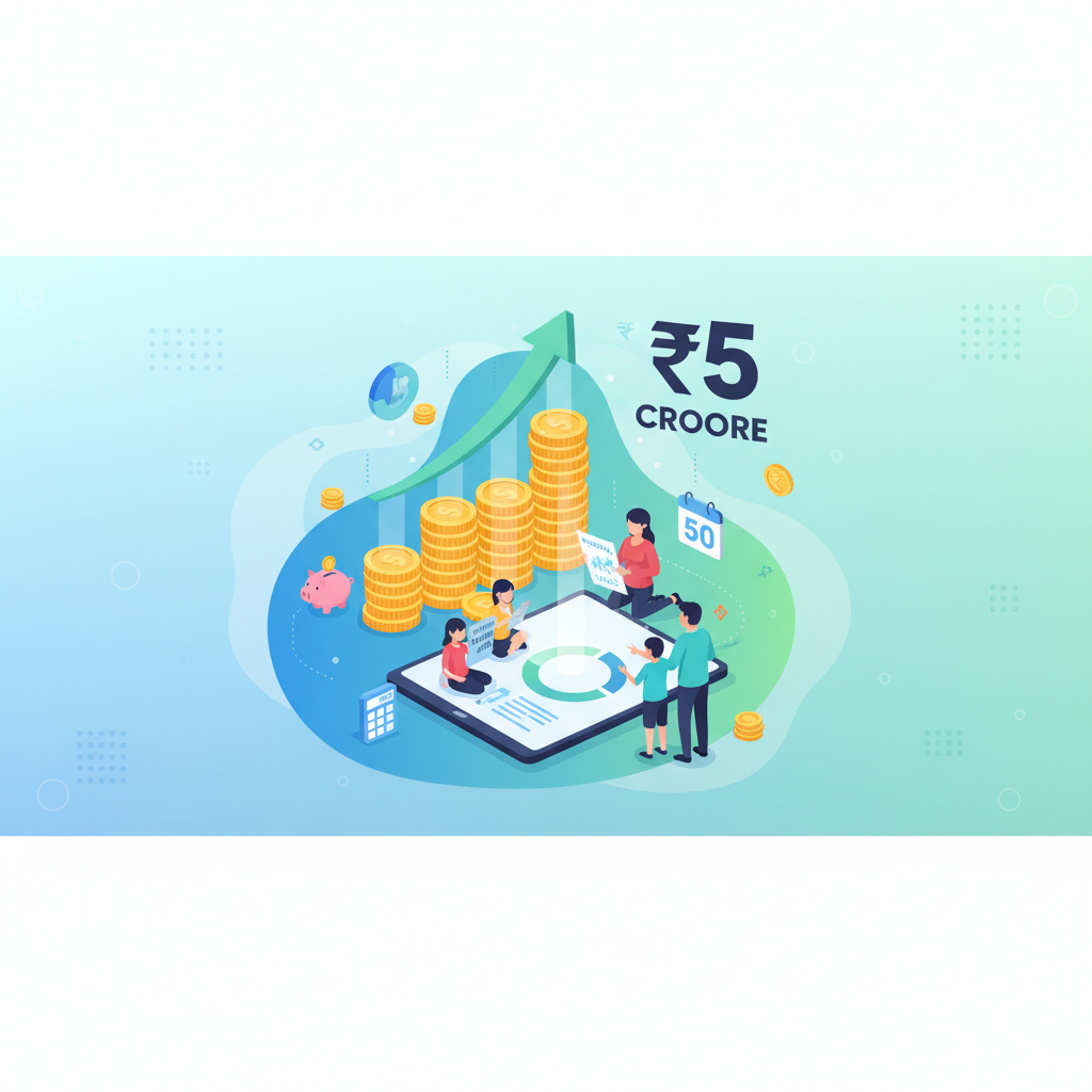 How Much SIP Do I Need to Retire by 50 with ₹5 Crore Corpus? | SIP Plan Calculator