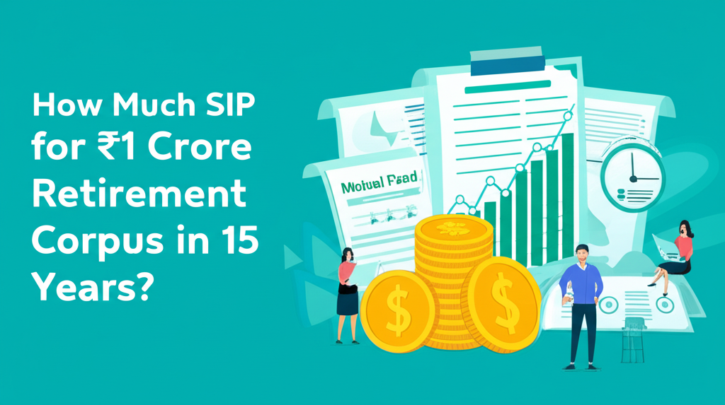 How Much SIP for ₹1 Crore Retirement Corpus in 15 Years?