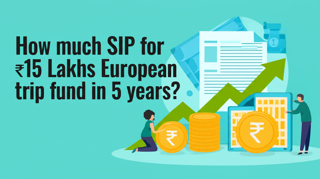 How much SIP for ₹15 Lakhs European trip fund in 5 years?
