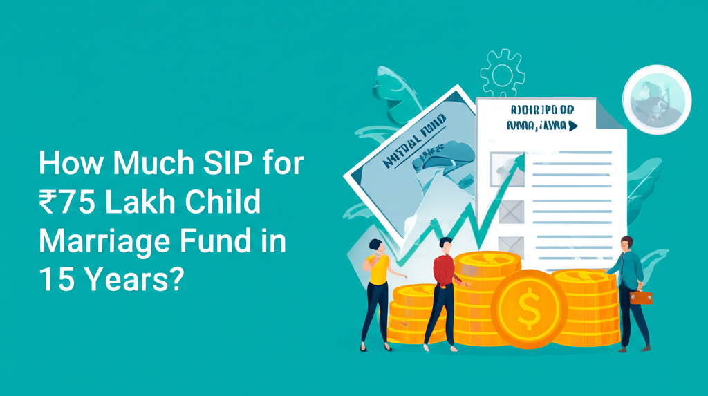 How Much SIP for ₹75 Lakh Child Marriage Fund in 15 Years?