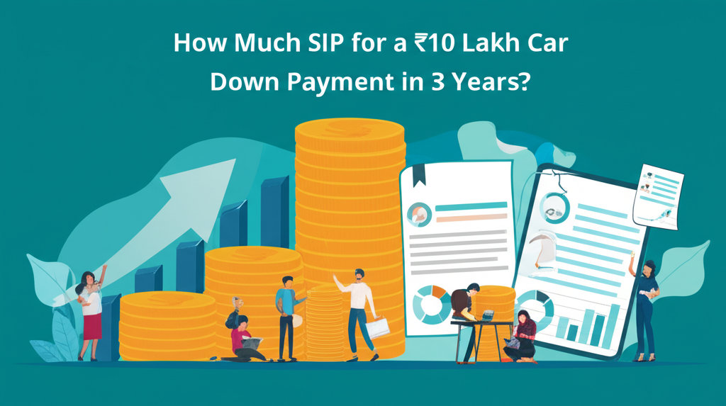 How Much SIP for a ₹10 Lakh Car Down Payment in 3 Years?