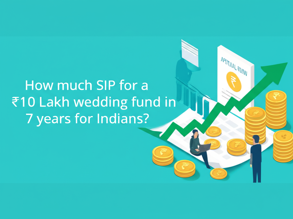 How much SIP for a ₹10 Lakh wedding fund in 7 years for Indians?