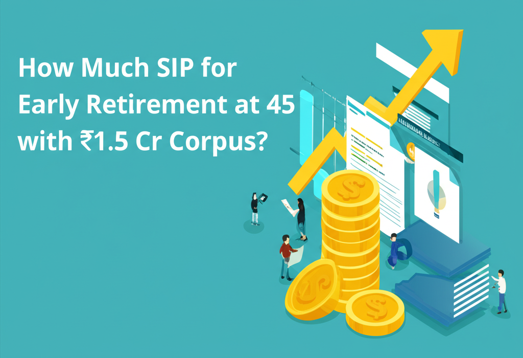 How Much SIP for Early Retirement at 45 with ₹1.5 Cr Corpus?